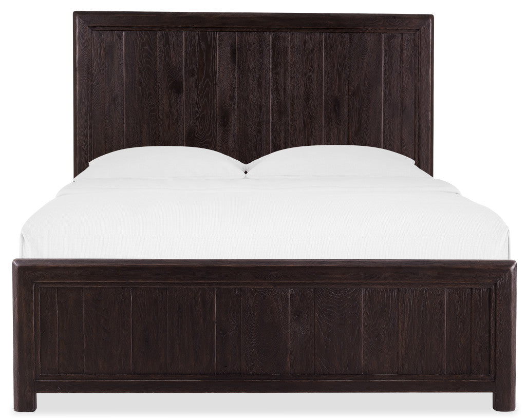 Driftwood King Panel Bed