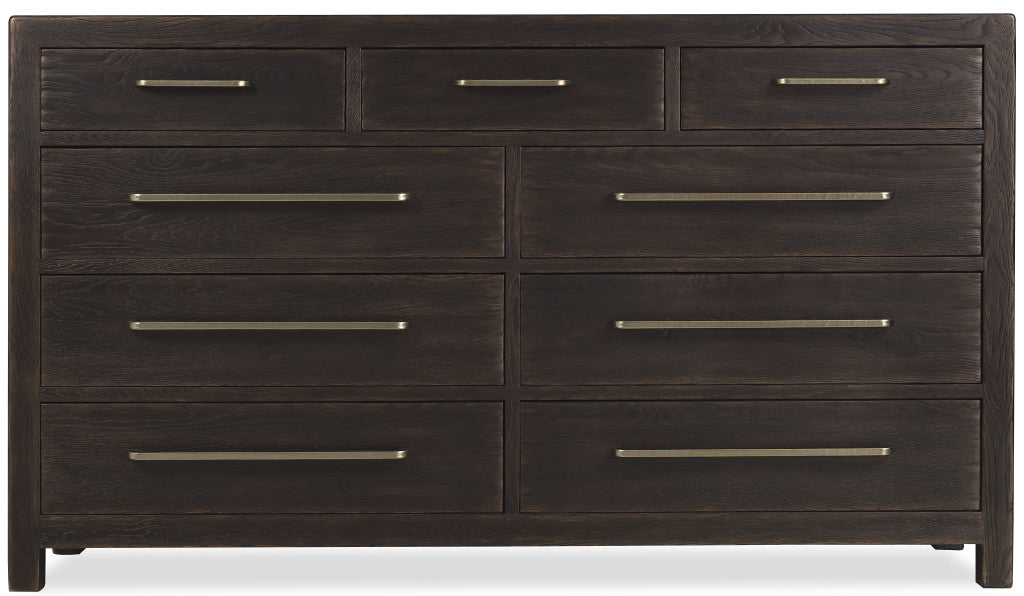 Driftwood Nine-Drawer Dresser