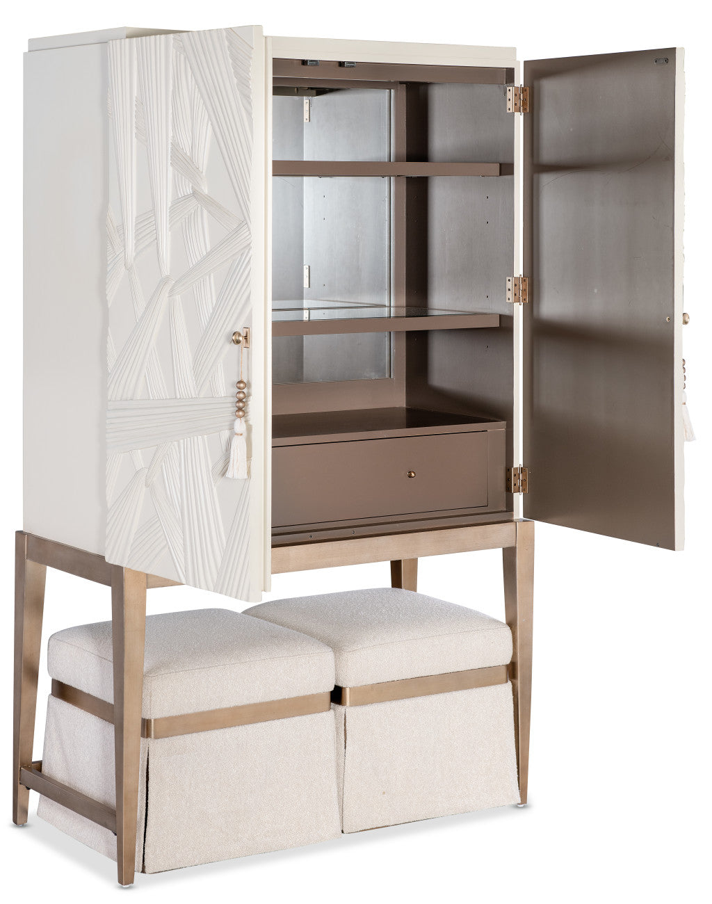 Melange Dream Weaver Bar Cabinet