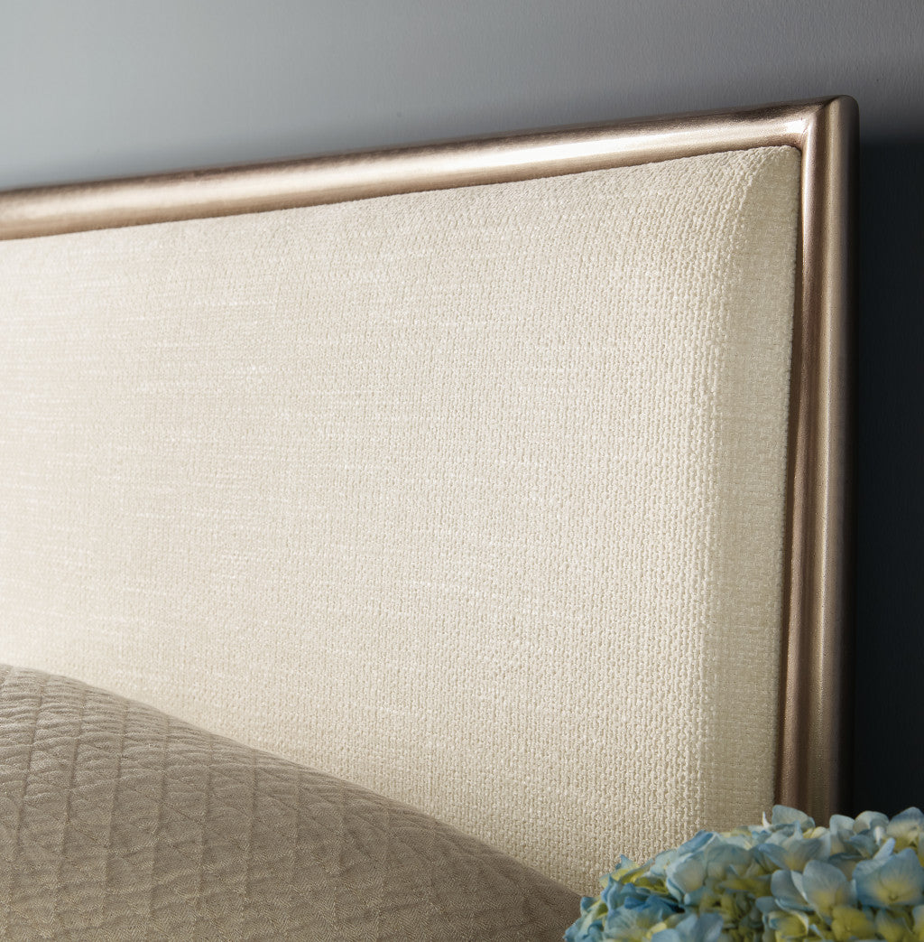 Westwood Queen Upholstered Metal Bed