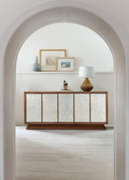 Melange Lloyds Leopard Entertainment Credenza