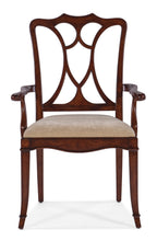 Charleston Upholstered Seat Arm Chair