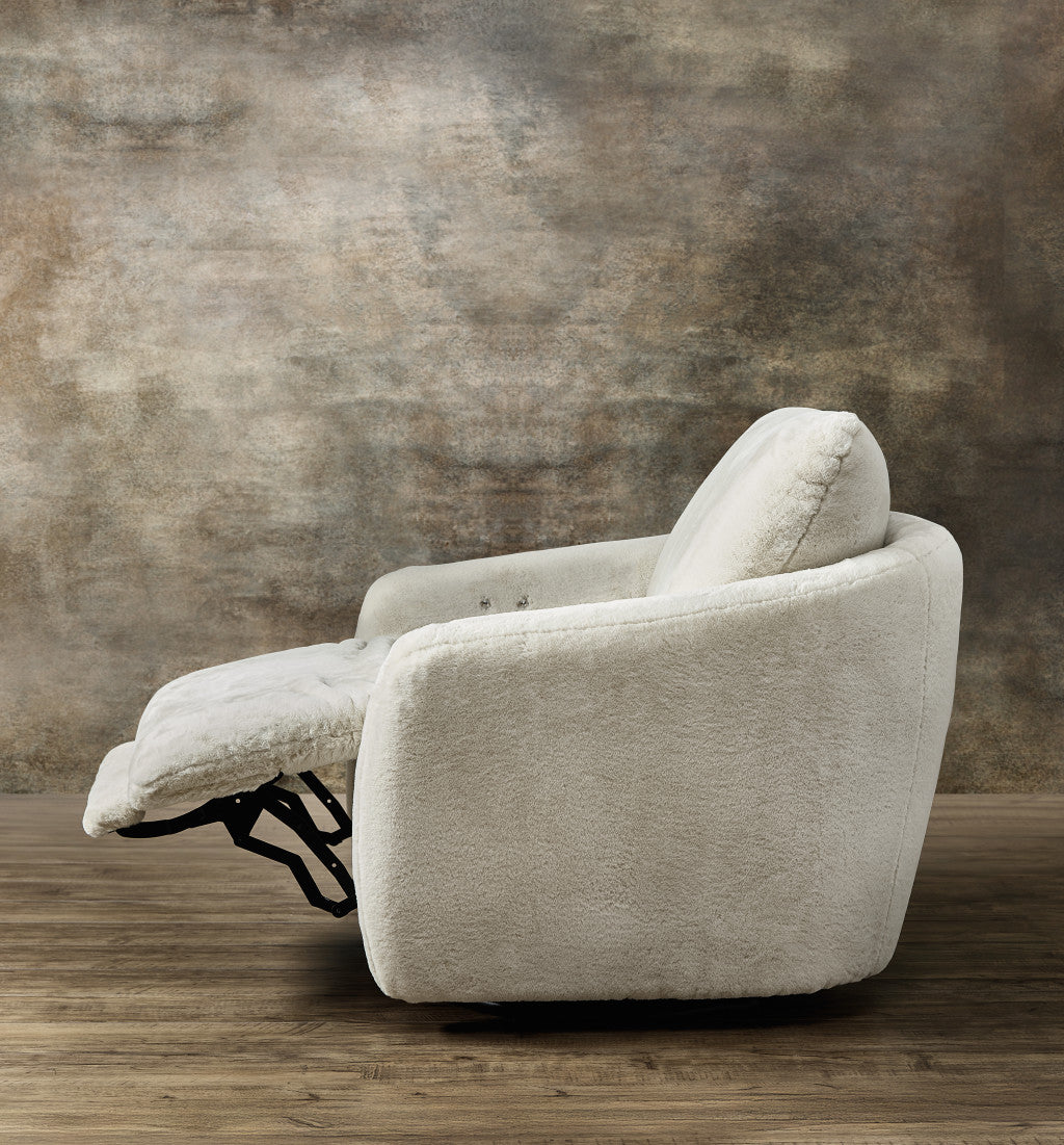 Bonnie Swivel Chair with Power Footrest