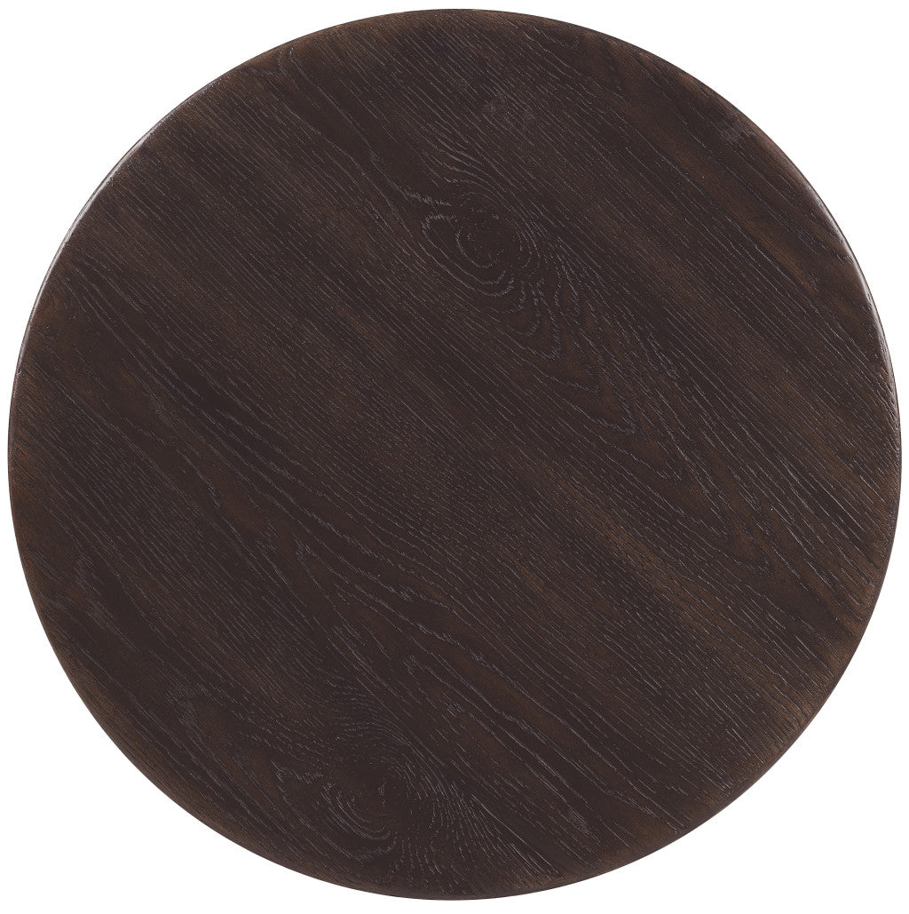 Driftwood Round End Table