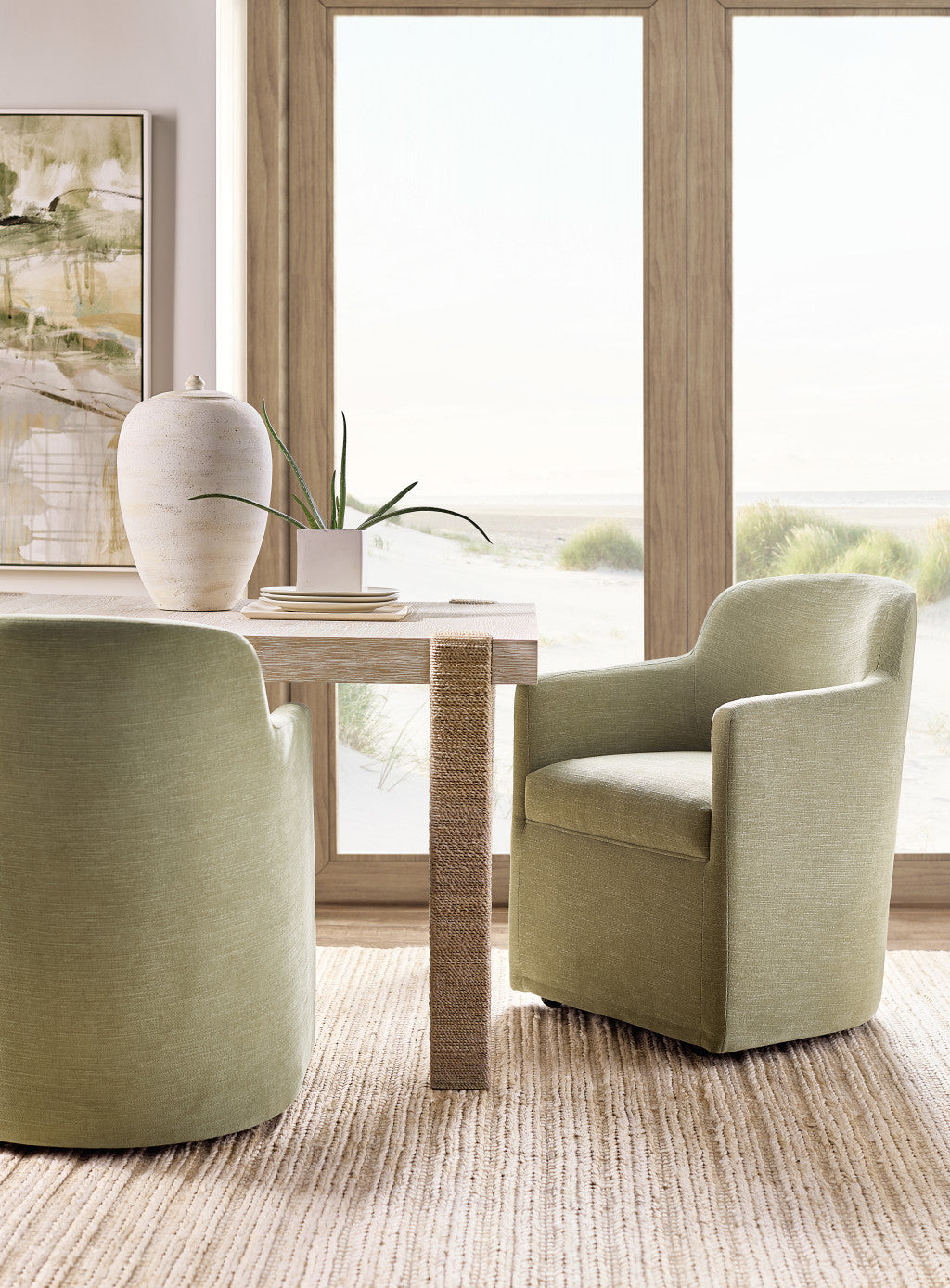 Commerce & Market Seaside Rectangle Dining Table with 1-22in Leaf