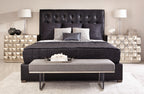Avery Leather Panel Bed