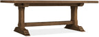 Driftwood Rectangle Dining Table with Two 20-inch Leaves