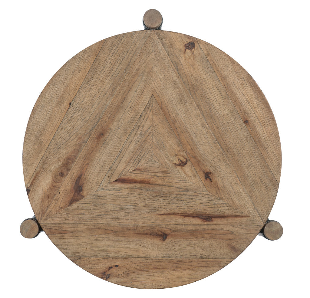 Vineyard Row Round End Table