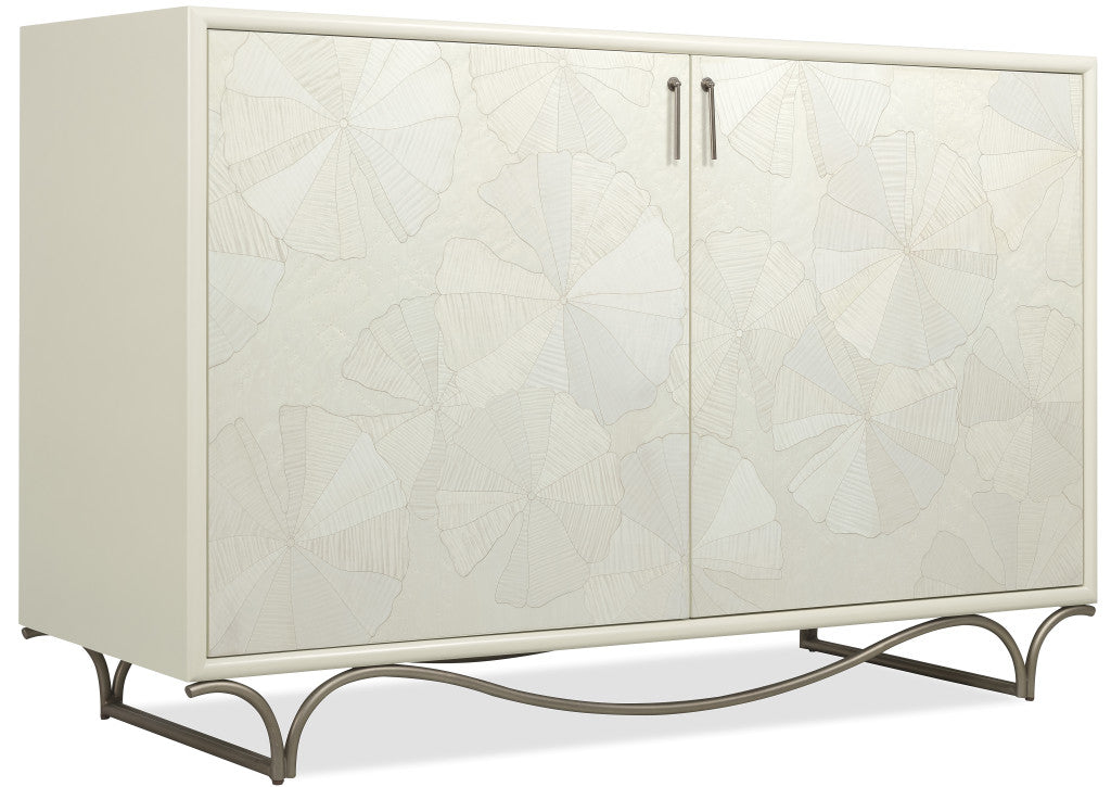 Melange White Lotus Hall Chest