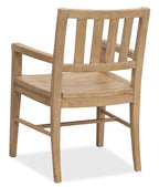 Driftwood Splatback Arm Chair