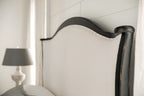 Ciao Bella King Upholstered Bed- Black
