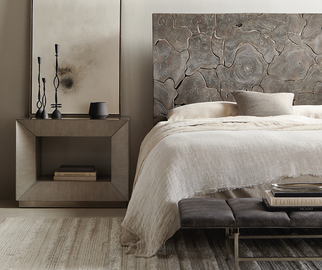 Calavaras Fabric Panel Bed