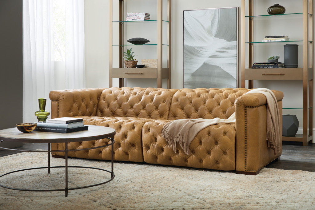 Savion 2 over 2 Sofa with Power Recline & Power Headrest