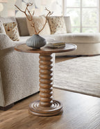 Commerce and Market Spindle Accent Table