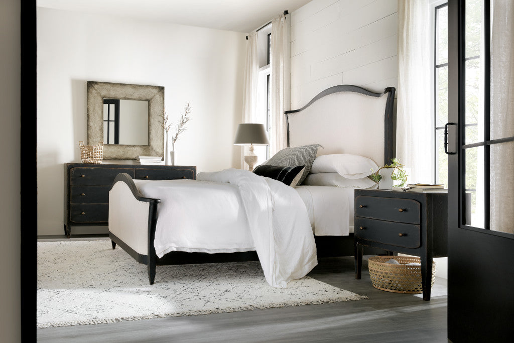 Ciao Bella Two-Drawer Nightstand- Black