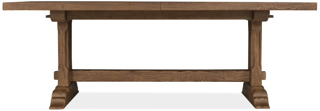 Driftwood Rectangle Dining Table with Two 20-inch Leaves