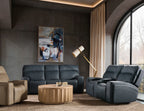 Riverton Power Gliding Console Loveseat with Power Headrest and Lumbar