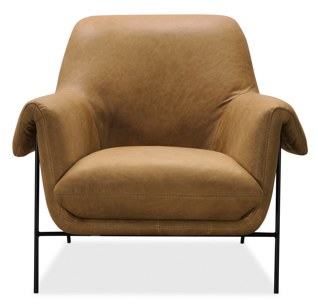 Ambroise Metal Frame Club Chair