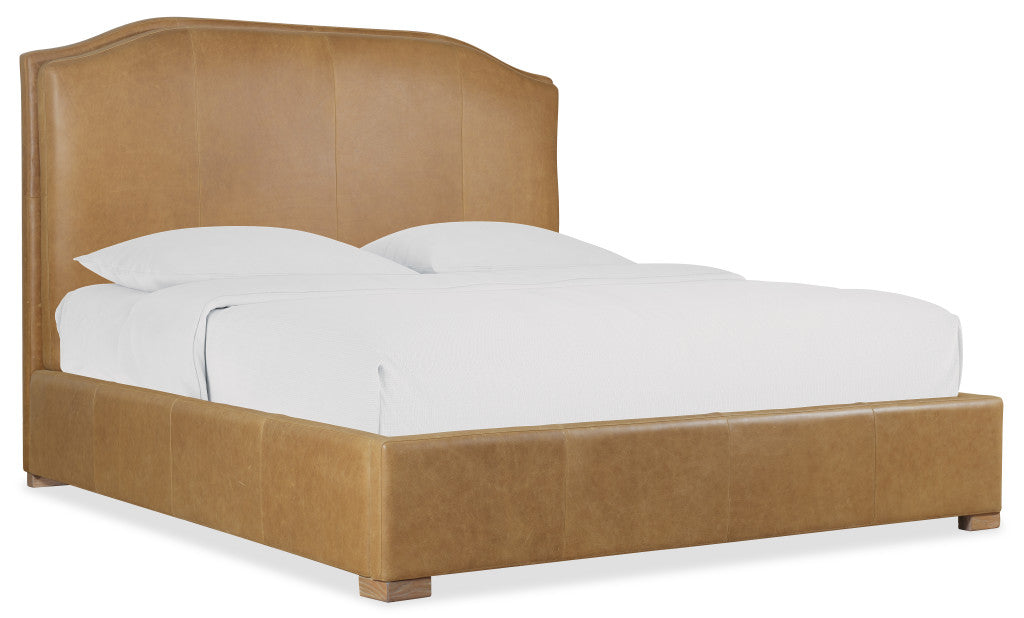Driftwood King Upholstered Bed