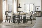 Ciao Bella Friendship Table- Flaky White/Black