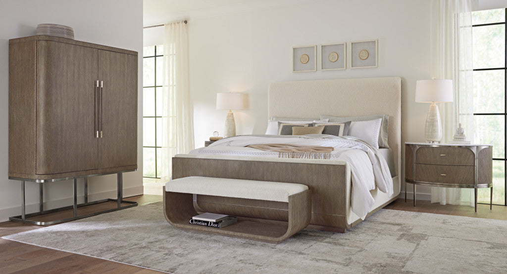 Modern Mood Queen Upholstered Panel Bed