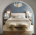 Westwood King Upholstered Metal Bed