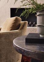 Driftwood Round End Table