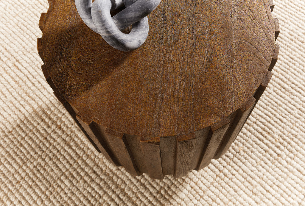 Commerce and Market Gears Round End Table