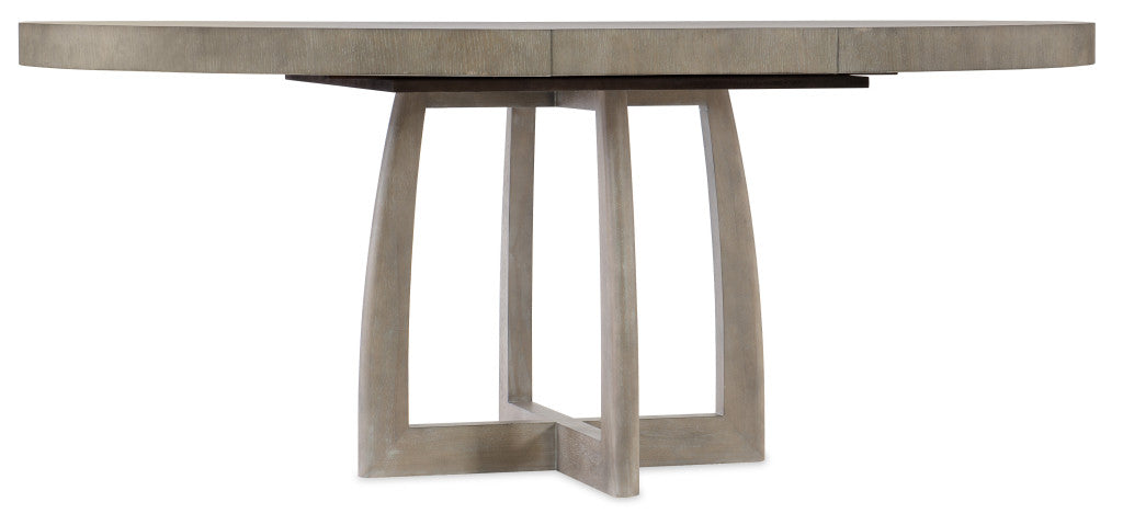 Affinity 48in Round Pedestal Dining Table with 1-18in Leaf