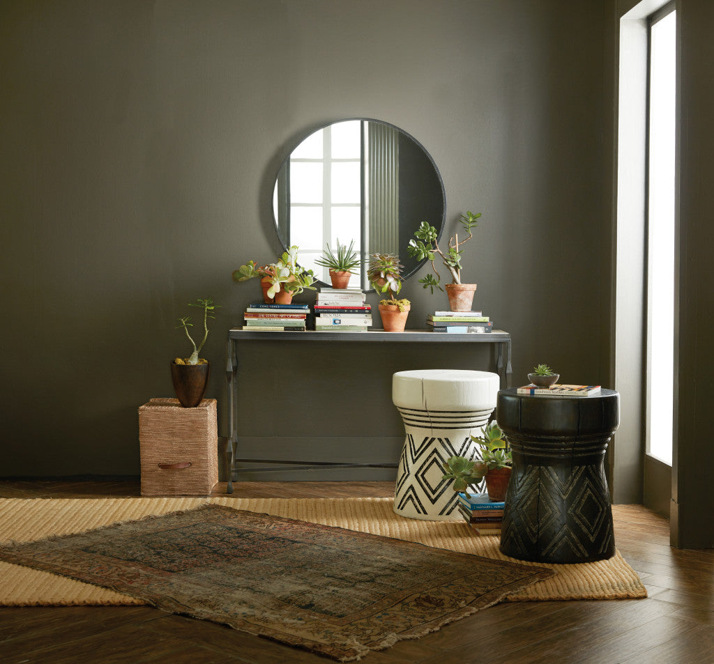 Commerce & Market Carved Stump Side Table