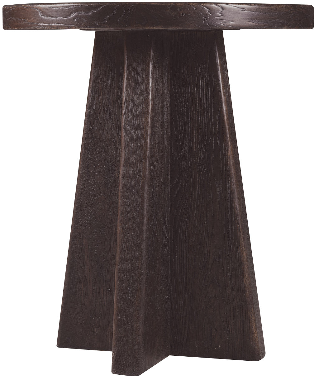 Driftwood Round End Table