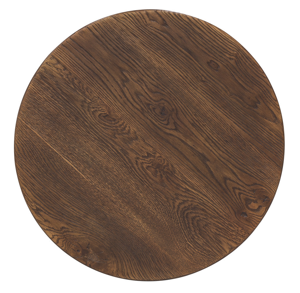 Driftwood Round End Table