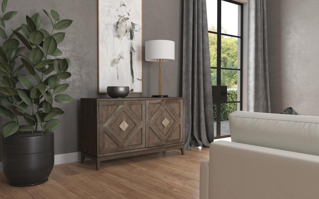 Commerce & Market Carved Accent Chest