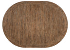 Americana Round Pedestal Dining Table with 1-22in Leaf