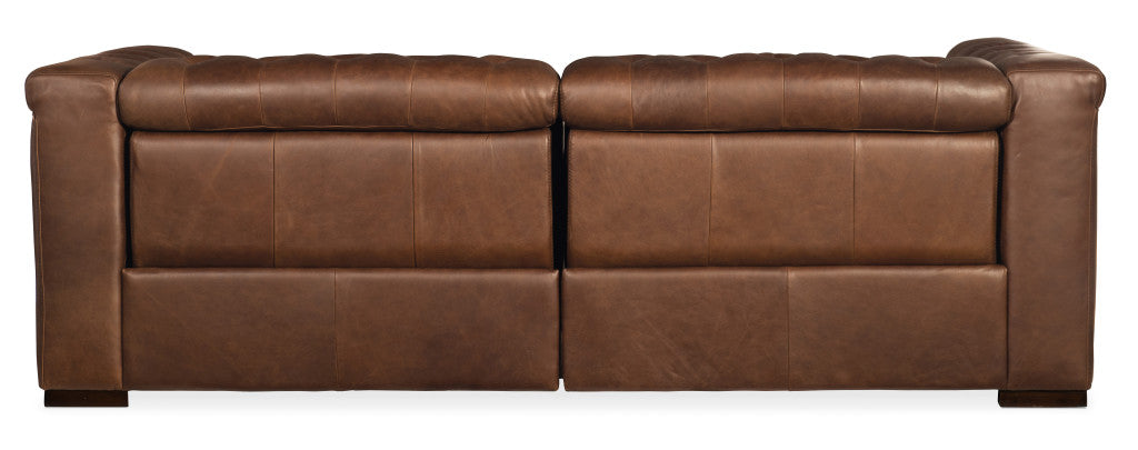 Savion 2 over 2 Sofa with Power Recline & Power Headrest