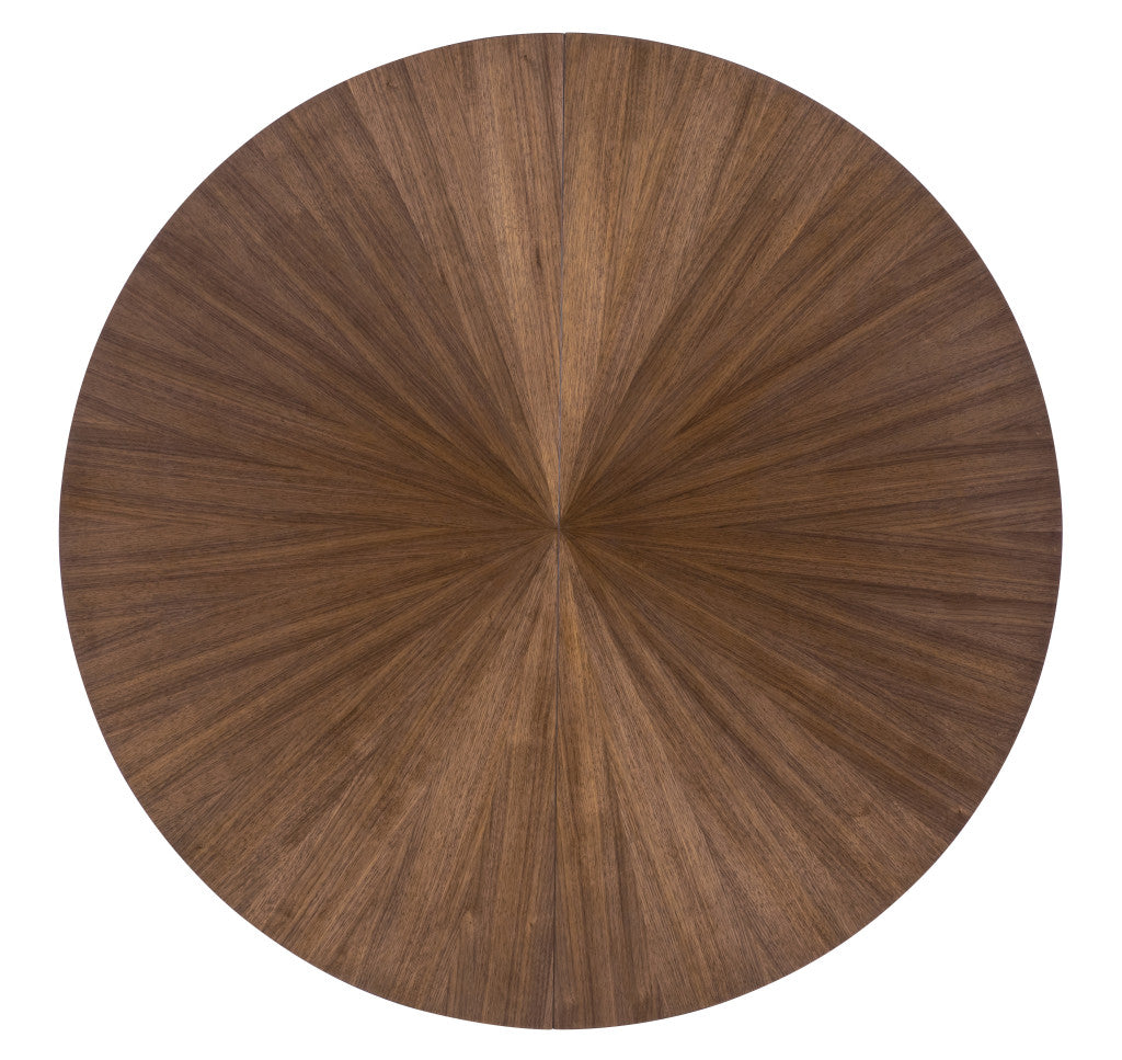 Eleana Round Dining Table with One 20-inch Leaf