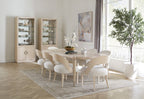 Nouveau Chic Rectangle Dining Table with 1-22in Leaf