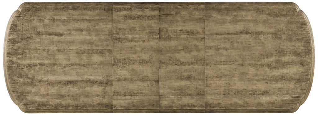 La Grange Le Vieux 86in Double Pedestal Table with 2-18in Leaves