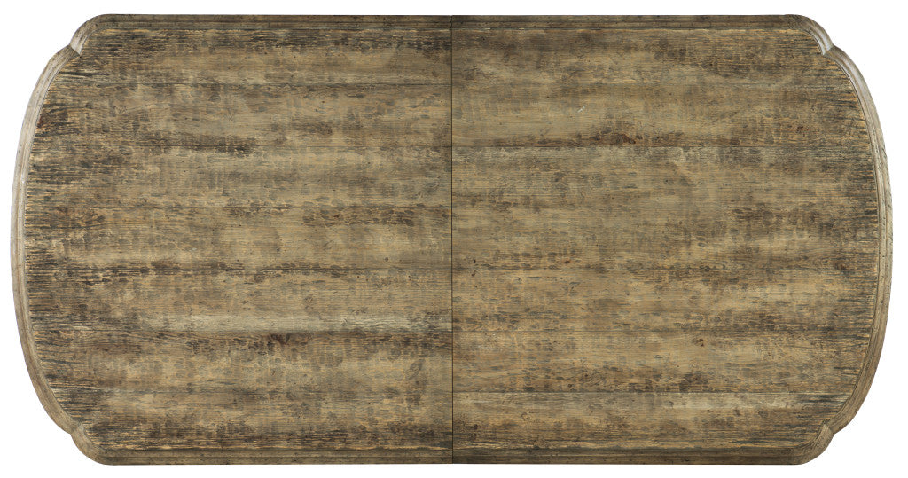 La Grange Le Vieux 86in Double Pedestal Table with 2-18in Leaves