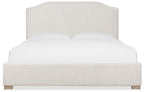Driftwood California King Upholstered Bed
