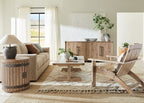 Vineyard Row Wine Barrel End Table