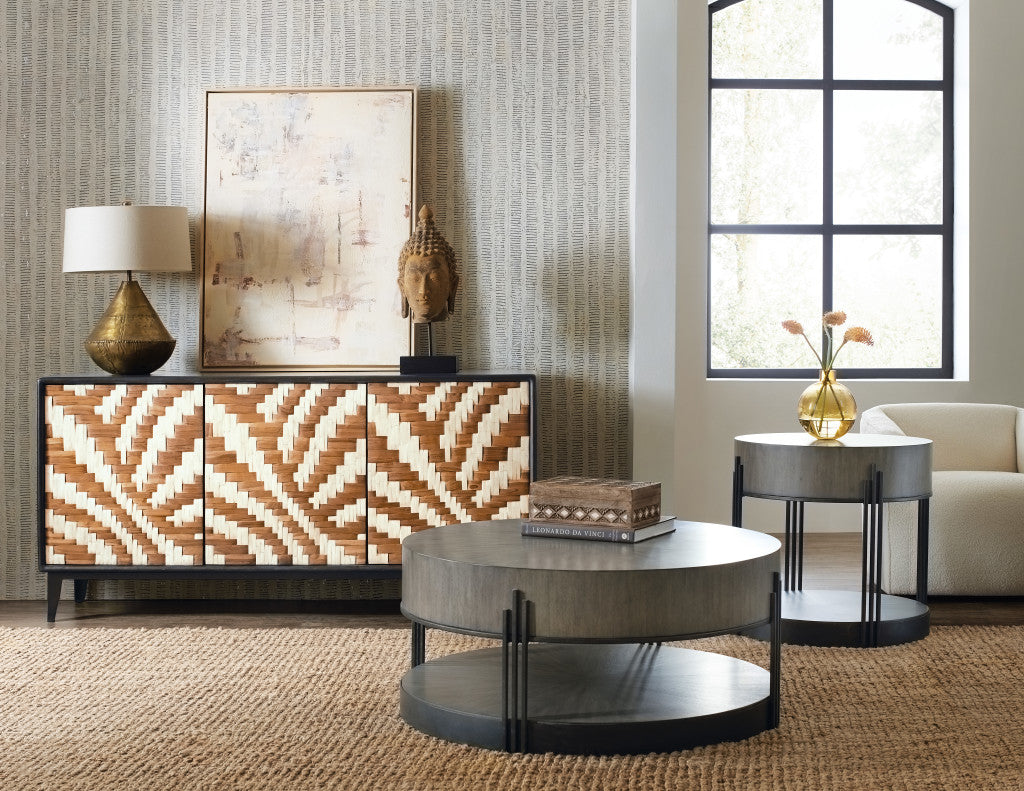 Commerce & Market Skyline Side Table