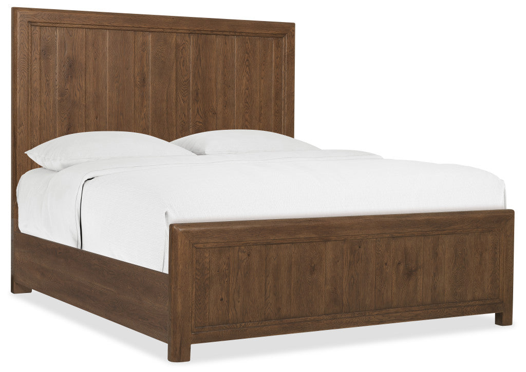 Driftwood California King Panel Bed