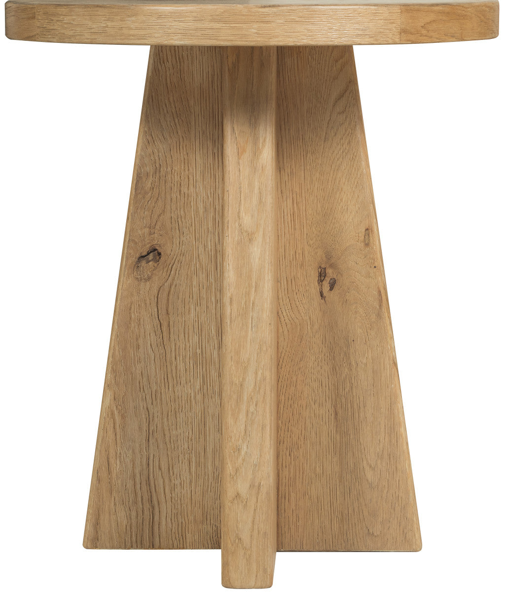 Driftwood Round End Table