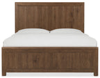 Driftwood California King Panel Bed