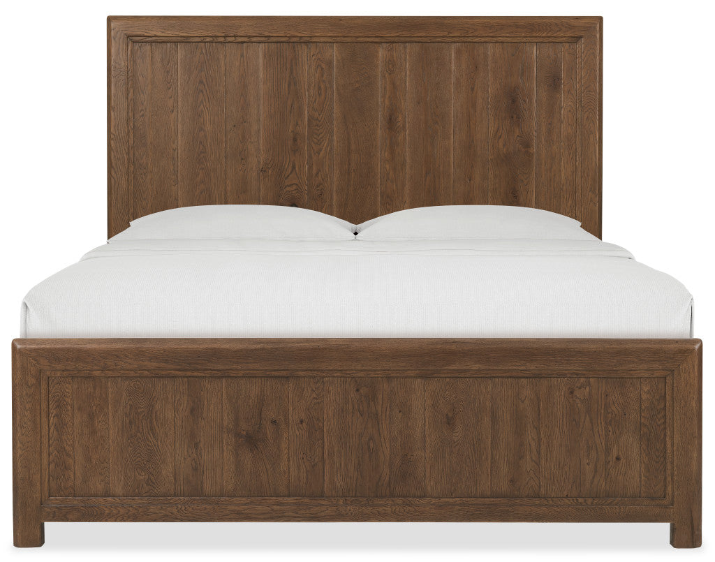 Driftwood King Panel Bed