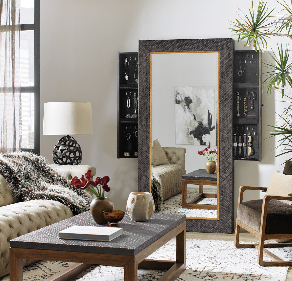 Big Sky Floor Mirror withJewelry Storage