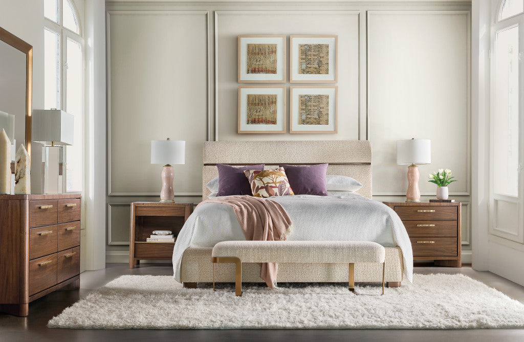 Eleana Upholstered Queen Panel Bed