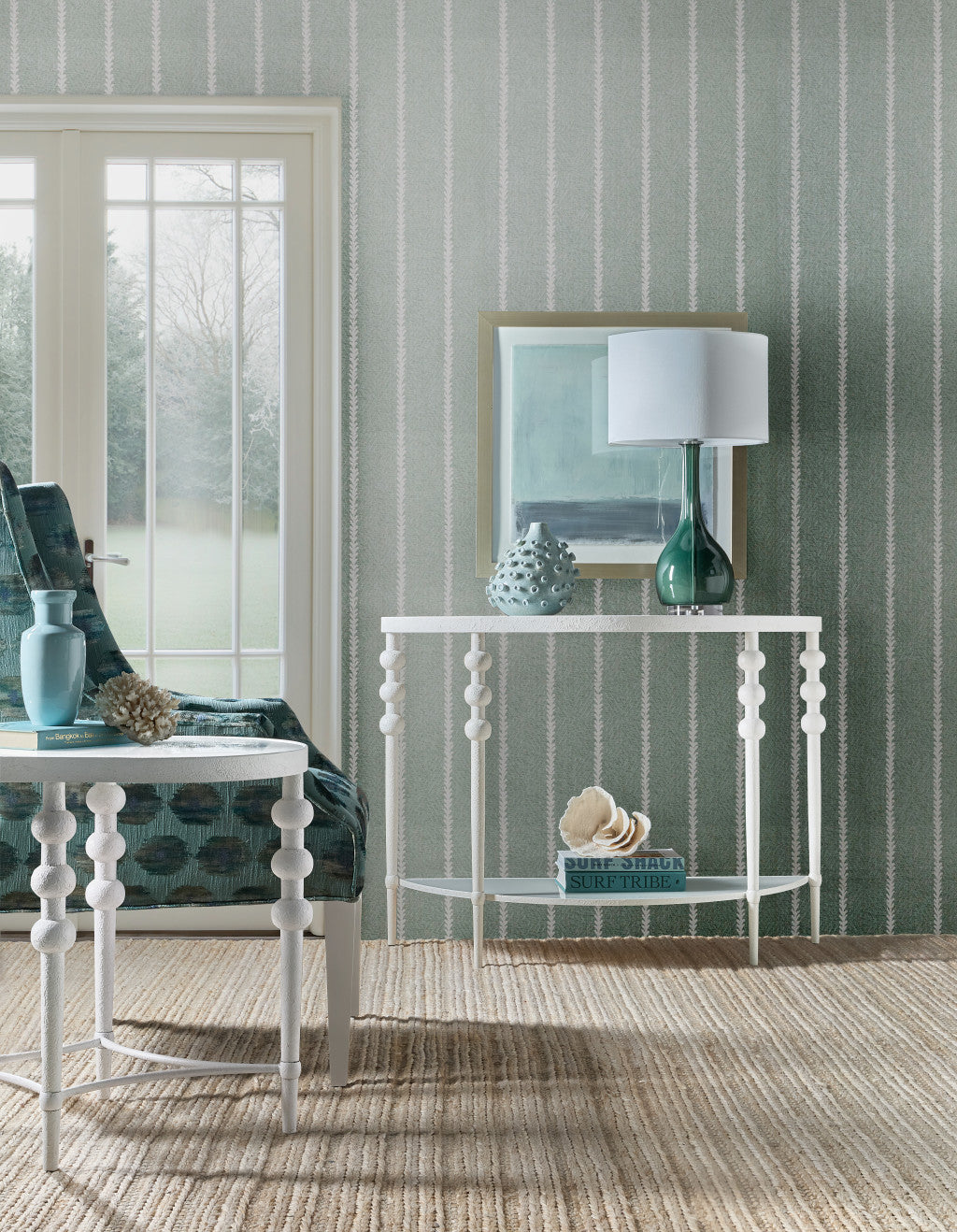 Melange On the Bright Side Demilune Console