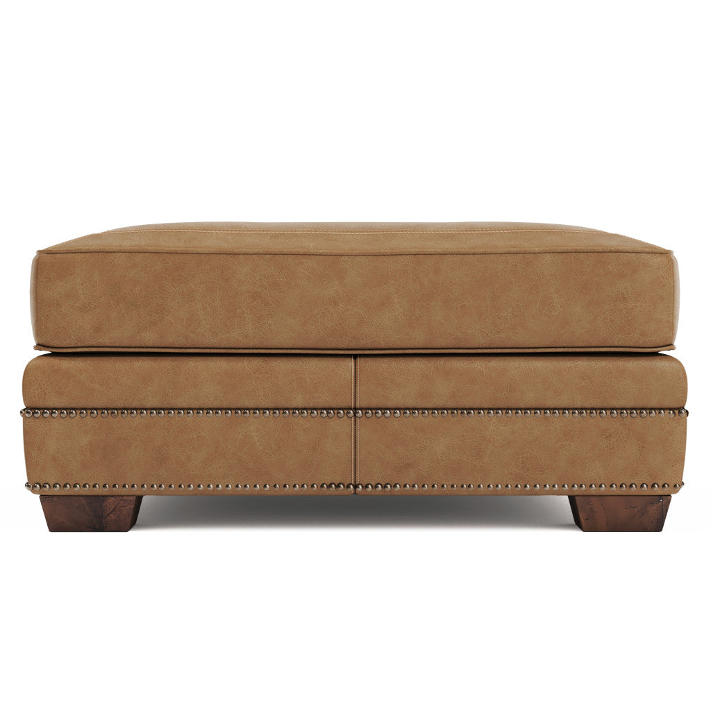 Grandview Leather Ottoman